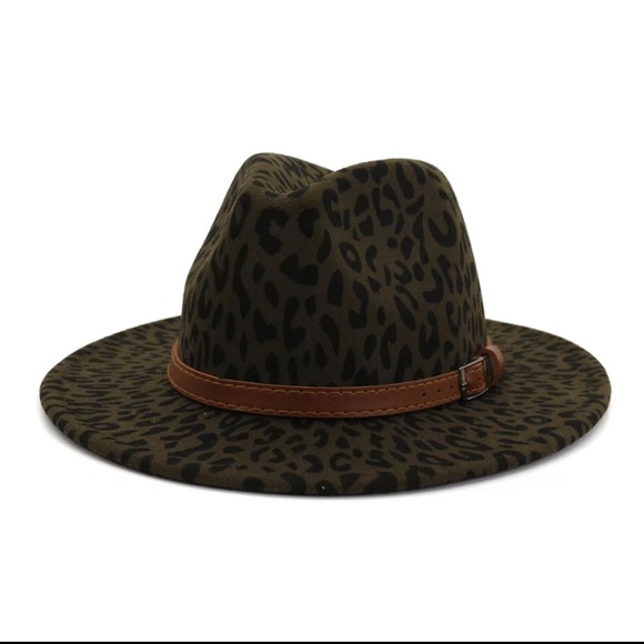 Leopard print fedora hat - Picture 6 of 6